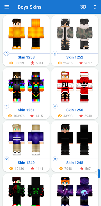 Boys Skins for Minecraft PE 1