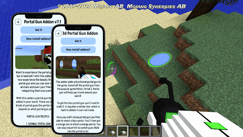 Portal Gun Mod for Minecraft 5