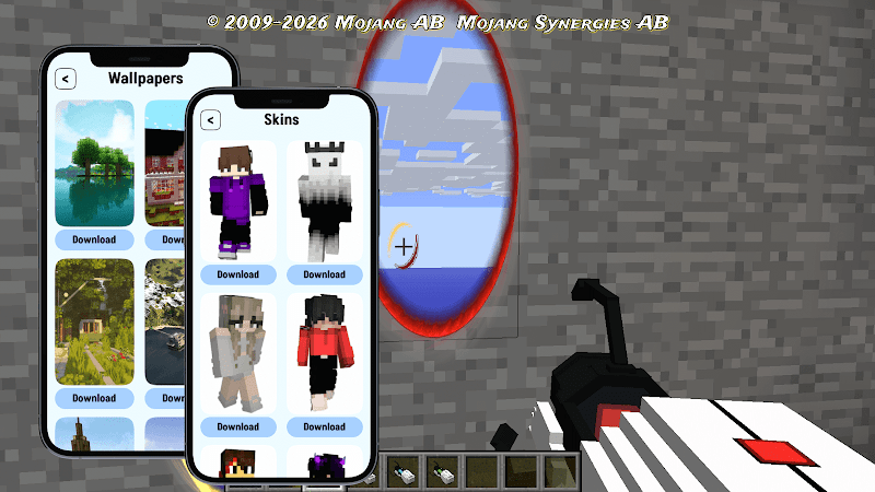 Portal Gun Mod for Minecraft 4